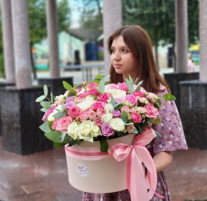 Коробка с розами "Особый случай"