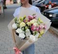Букет эустомы  "Нежный микс"