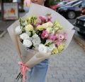 Букет эустомы  "Нежный микс"