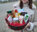 Корзина с кофейным  набором