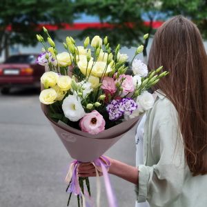 Букет эустомы "Венеция"