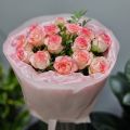 Букет роз «Сладкая акварель»