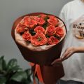 Букет пионовидных роз «Золотая пора»