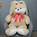 Зайчик  Красавчик 105 см + букет из 19 роз (50см)