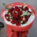 Букет 15 роз «Чувства без слов»